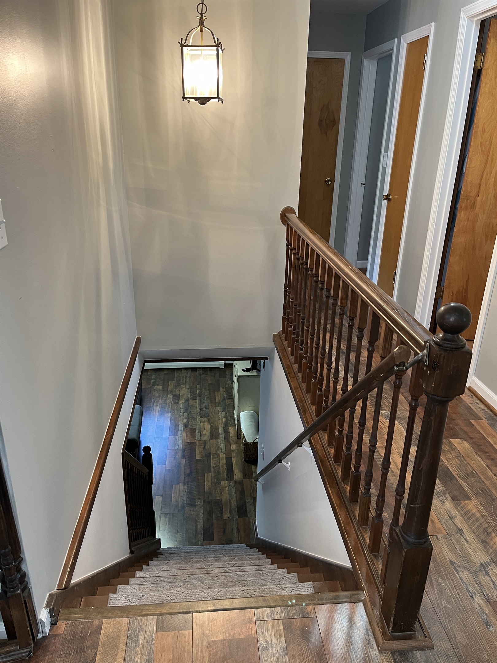 Stairs to lower level