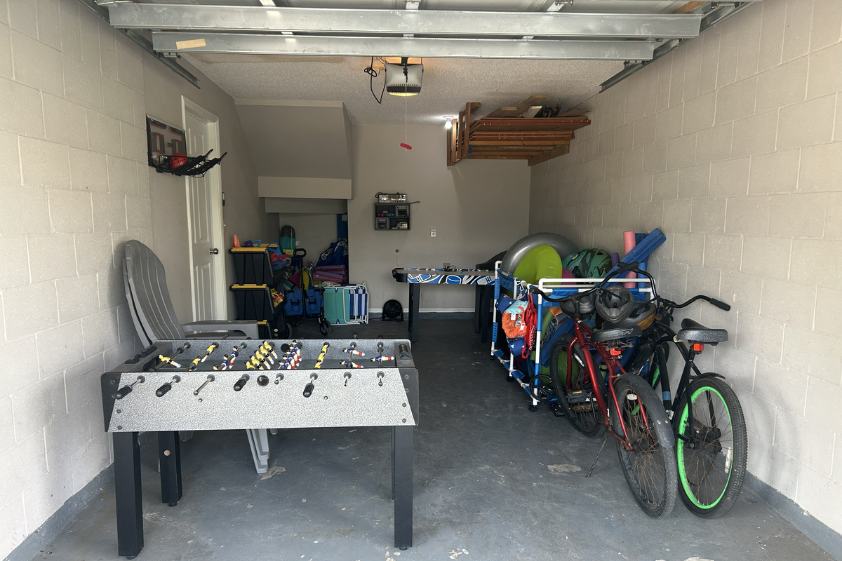 Enjoy time with your friends and family playing air hockey, foosball, mini basketball & other games.