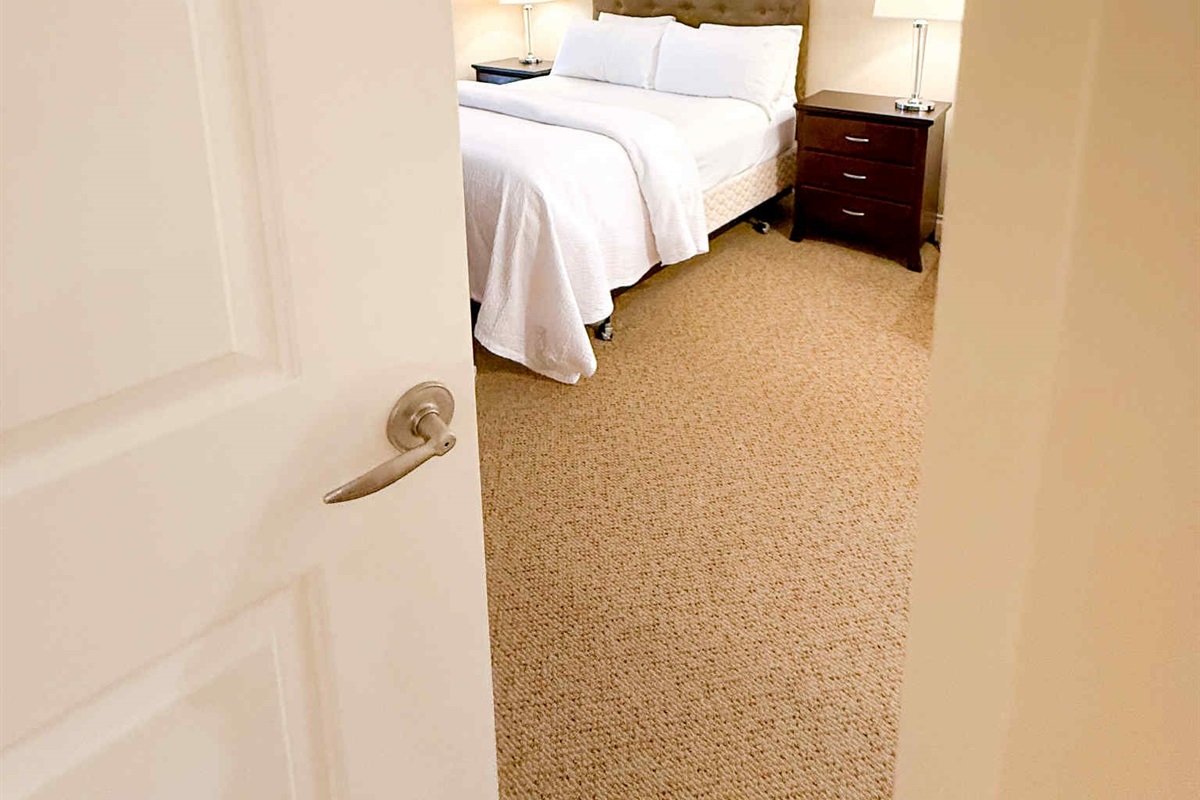 Unit A  - peek a boo view of primary bedroom.