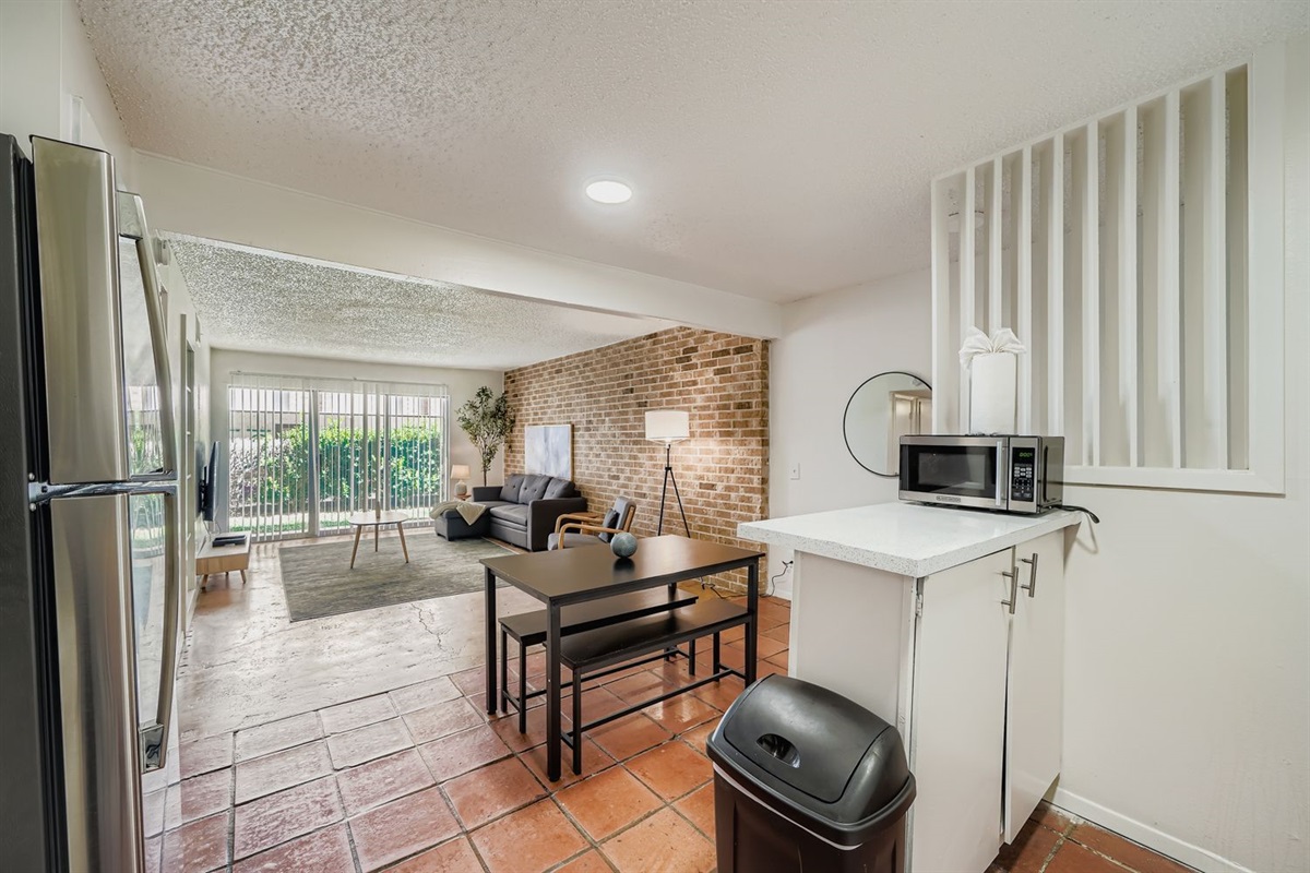 Spacious living area