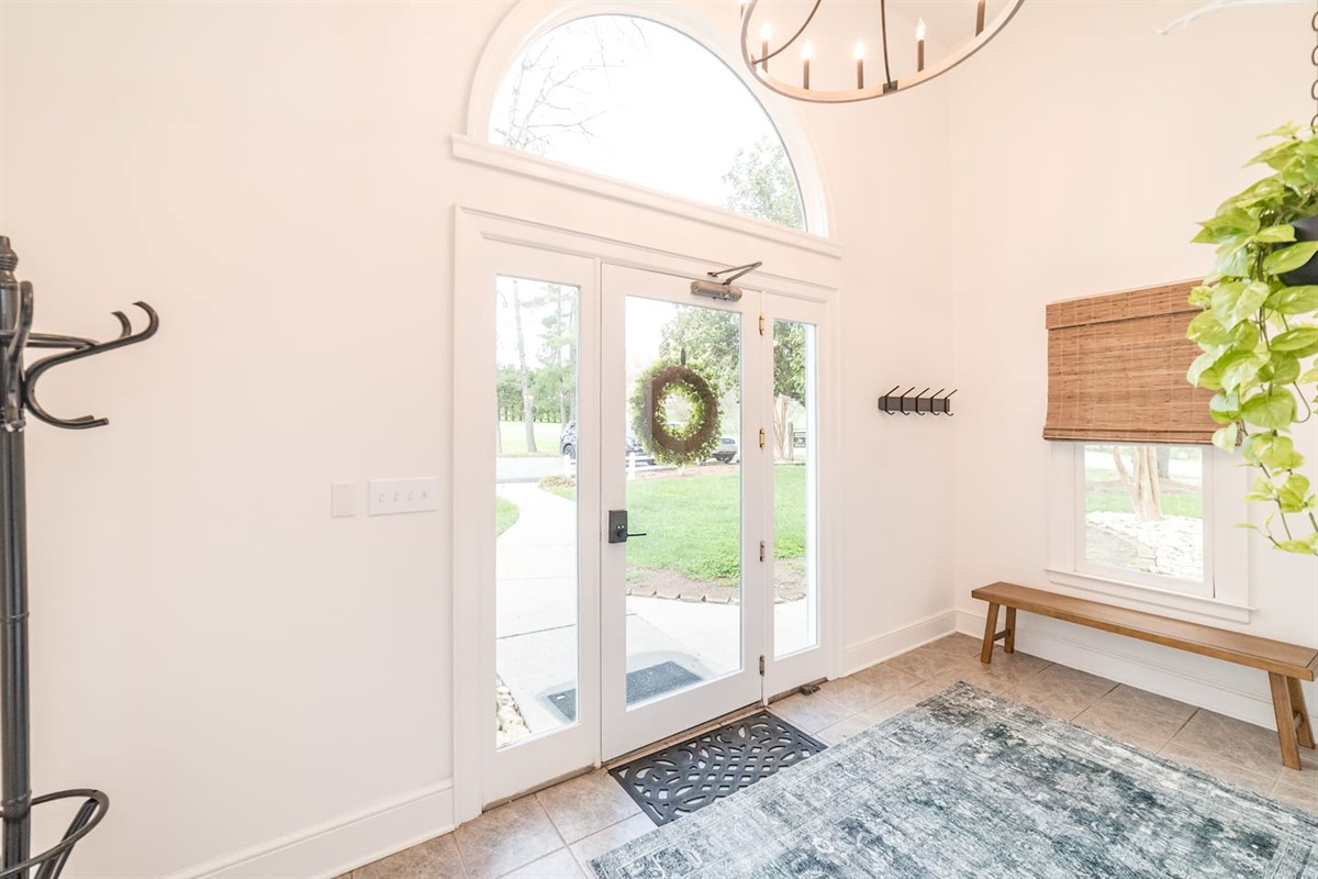 Sunny entryway