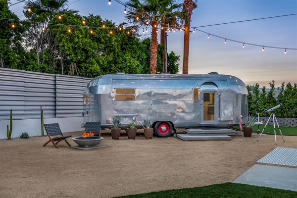 Glamp in style in a fully updated vintage 1953 Silver Streak trailer