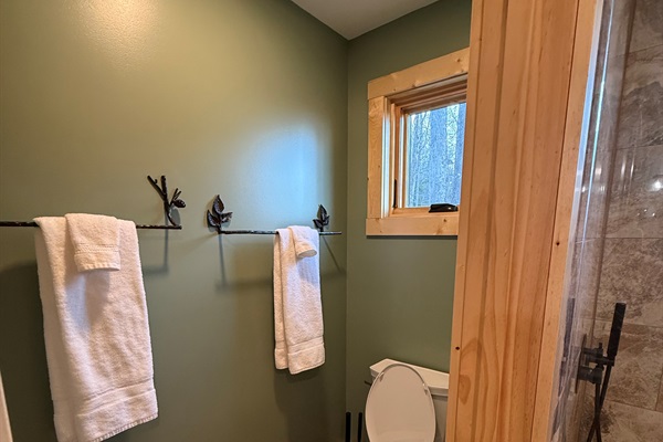 Primary Bathroom with private water closet.