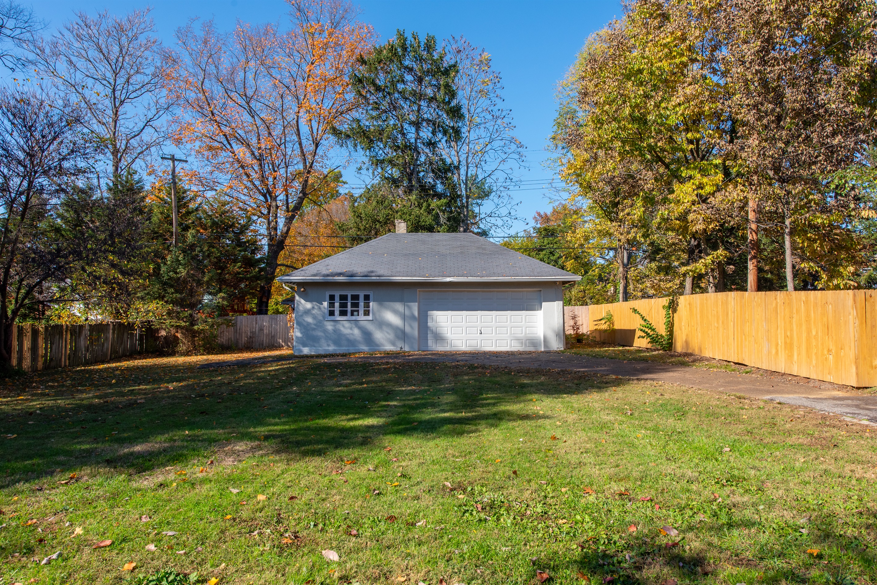 Large Backyard with plenty of parking