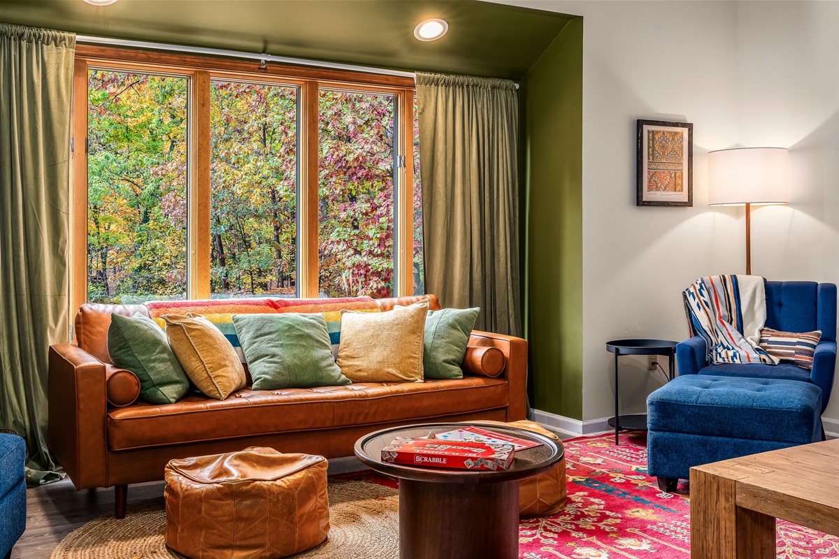 Your front-row seat to the forest… perfect for reading, chatting, or just soaking in the view.