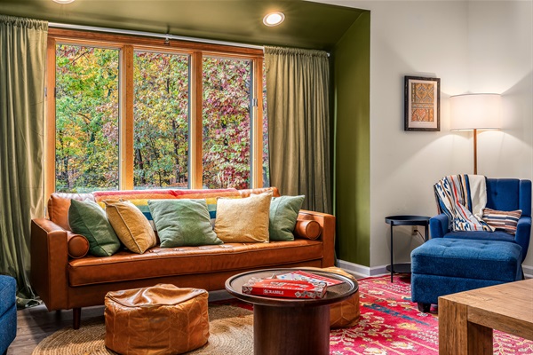 Your front-row seat to the forest… perfect for reading, chatting, or just soaking in the view.