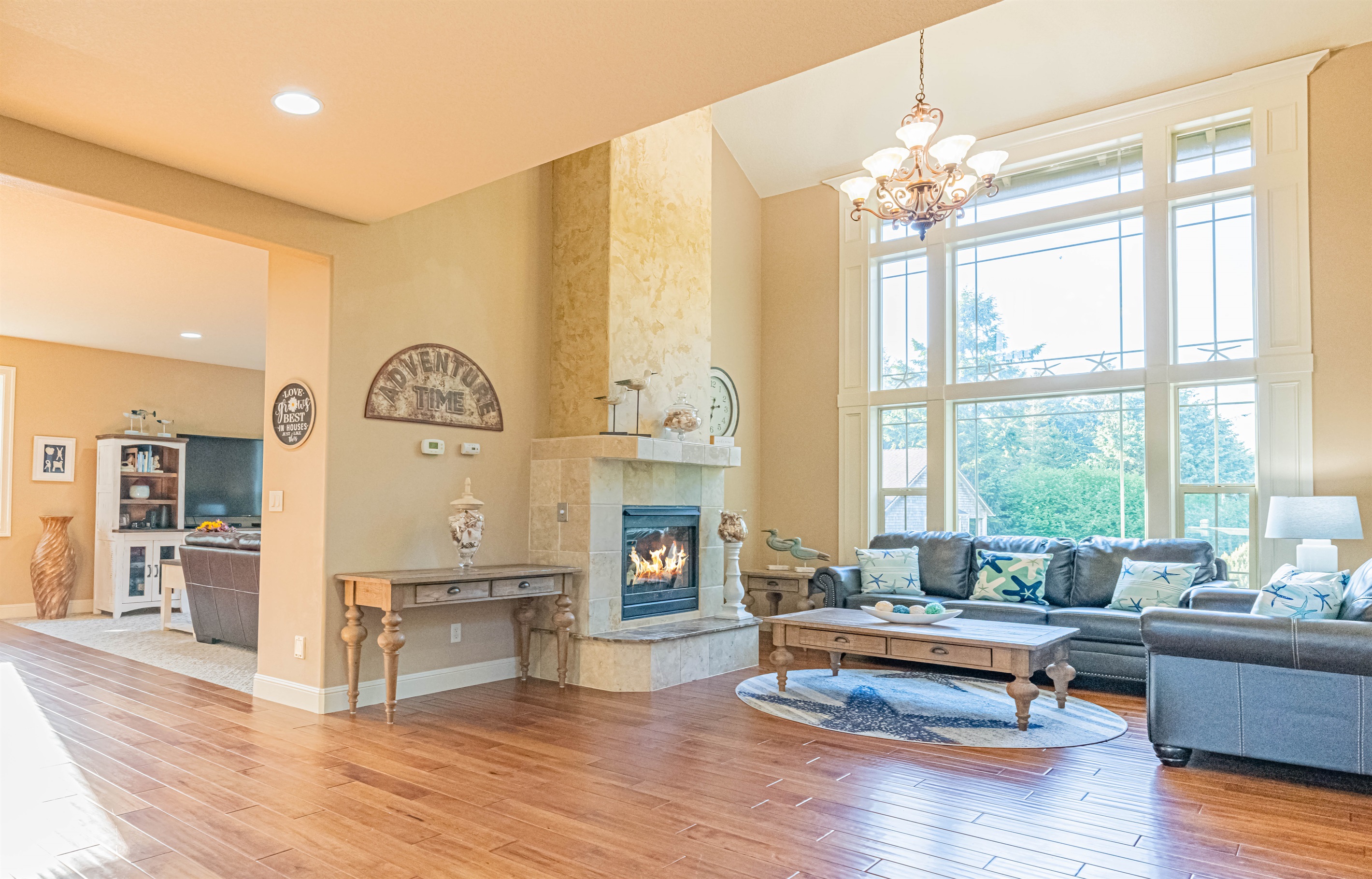 The entire house is light and bright!
