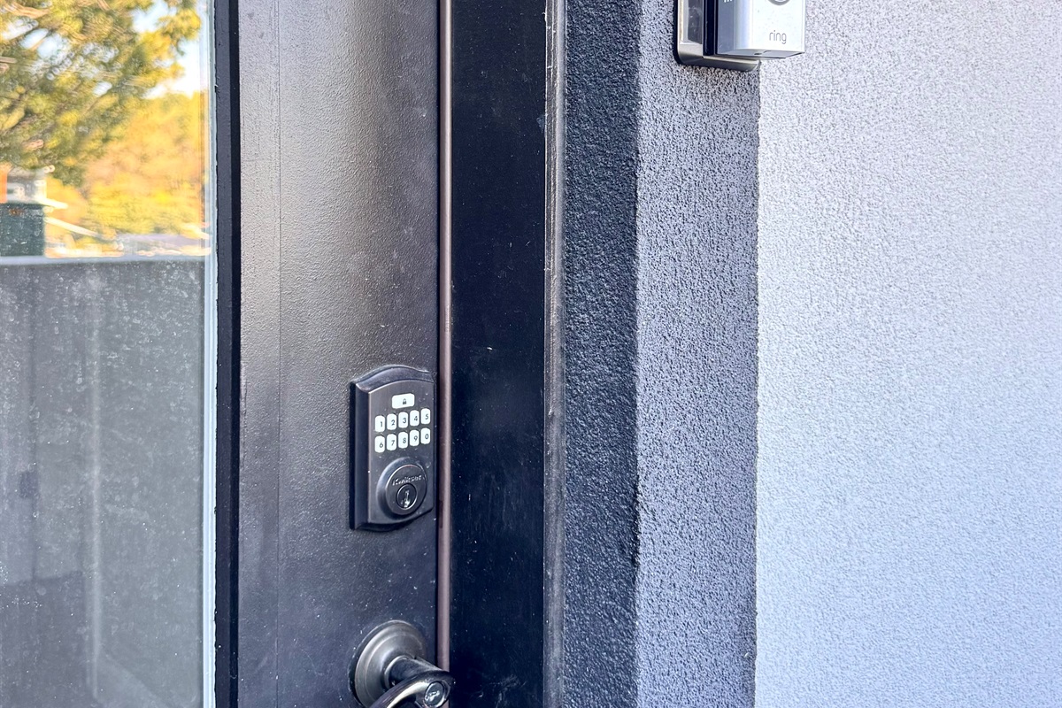 Self check-in at the door for your convenience.