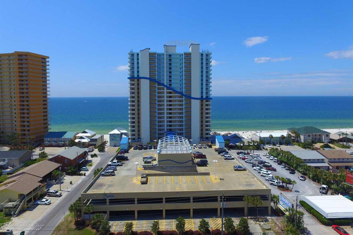 Exterior View and Parking Deck