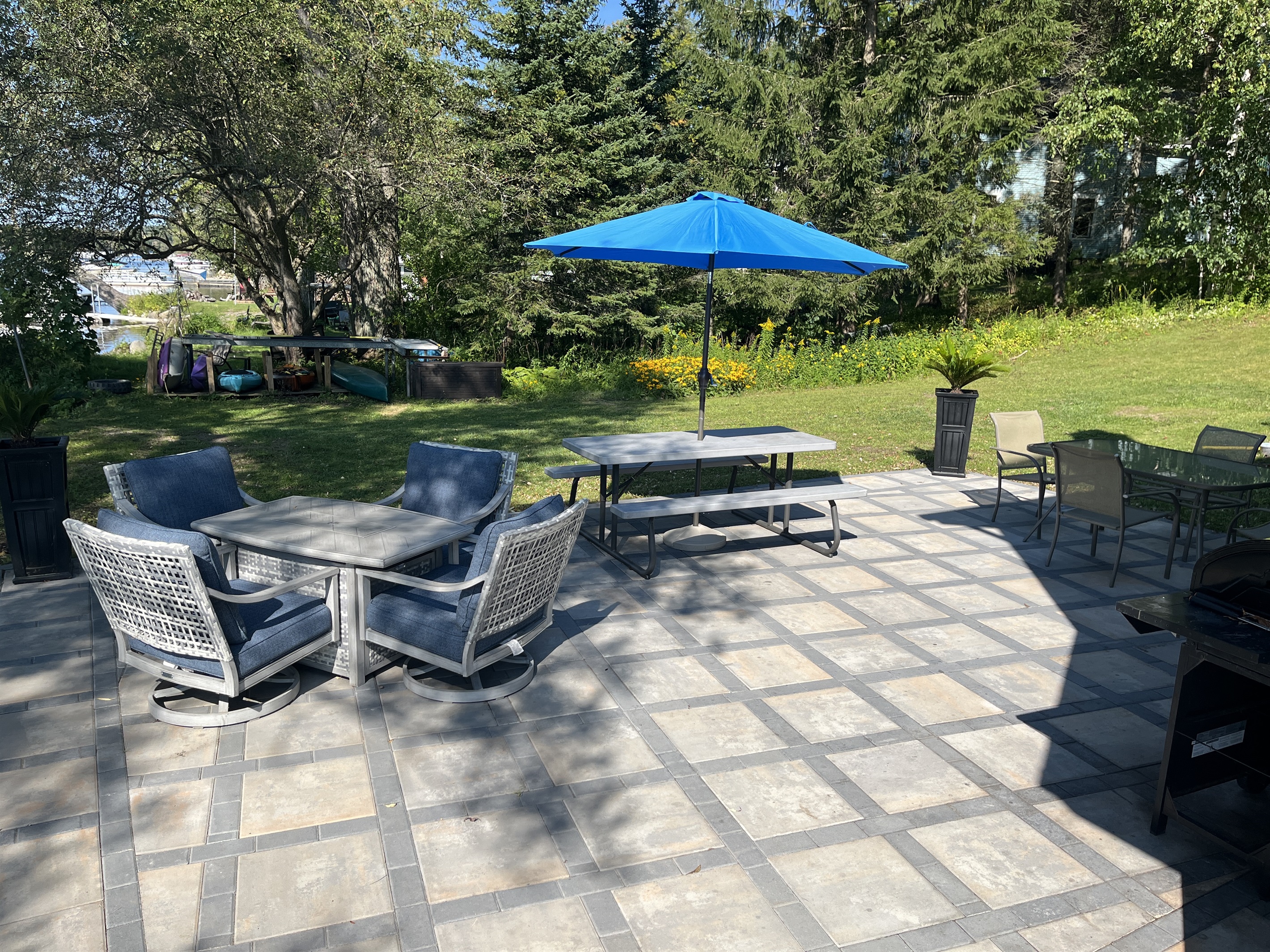 Patio for outdoor dining
