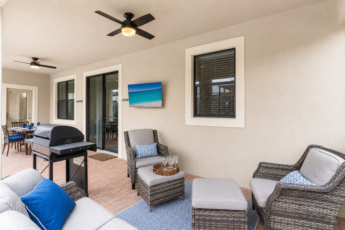 Watch TV and Relax in the Shade