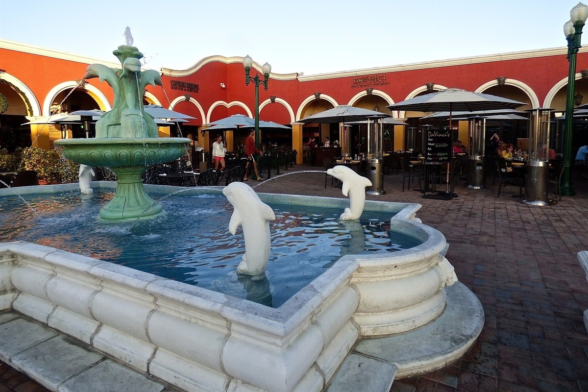 Marco Walk Plaza is a short walk away