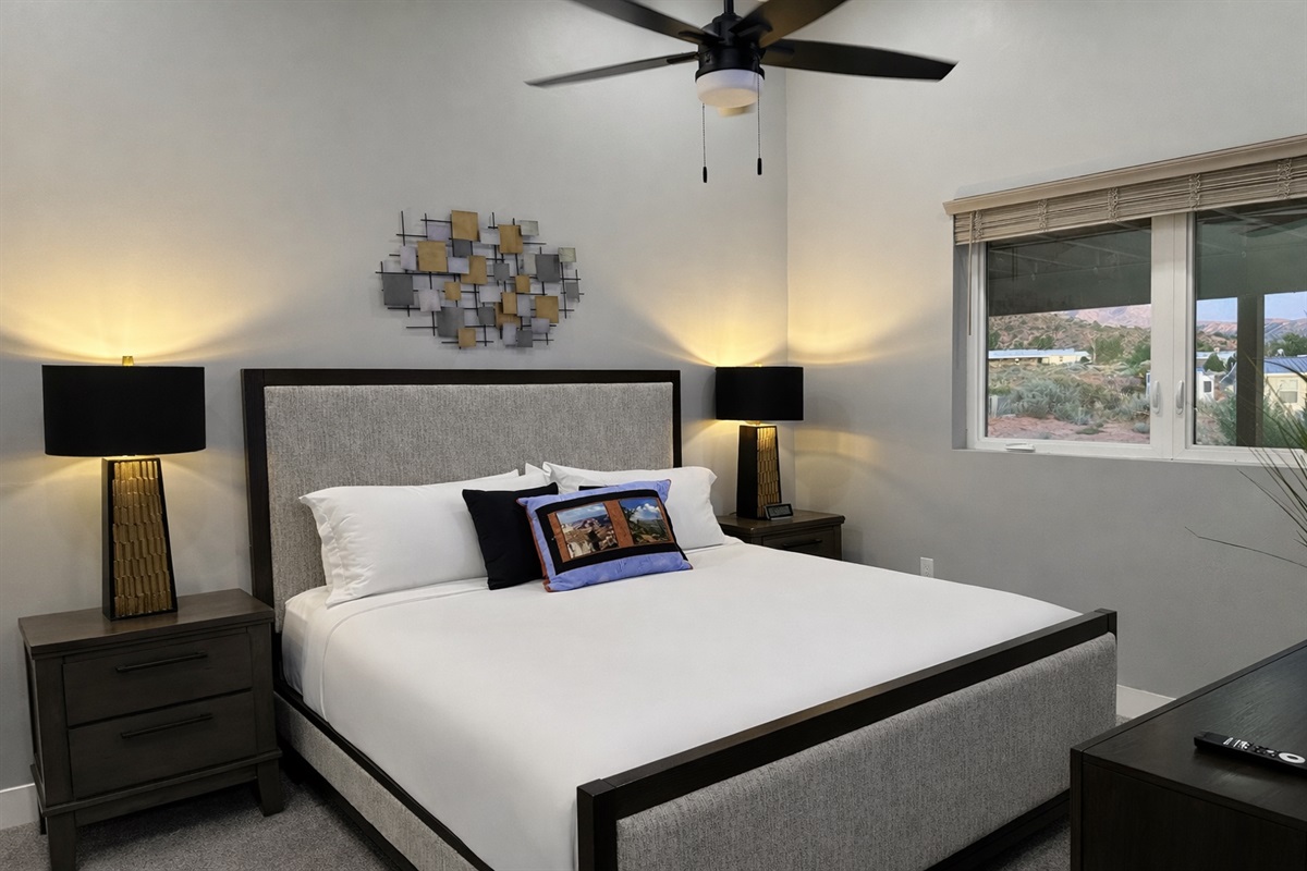 Suite 3 - King Bed with 3 twins and Loft