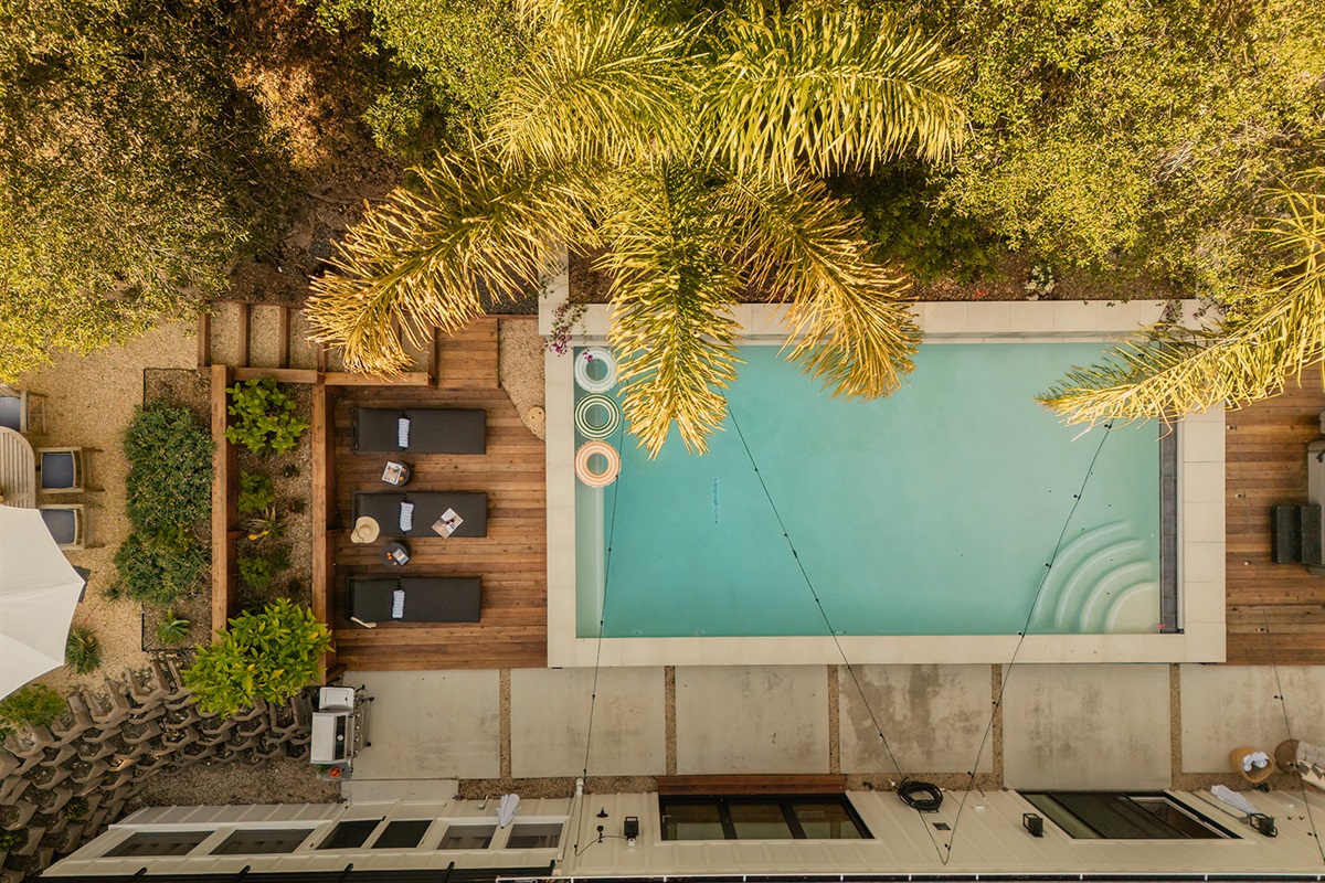 Pool Oasis, Spa, Outdoor Shower
