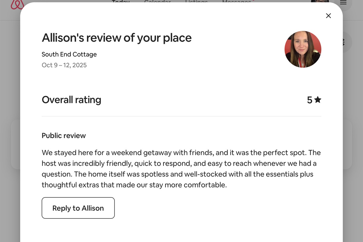 One of many great reviews!