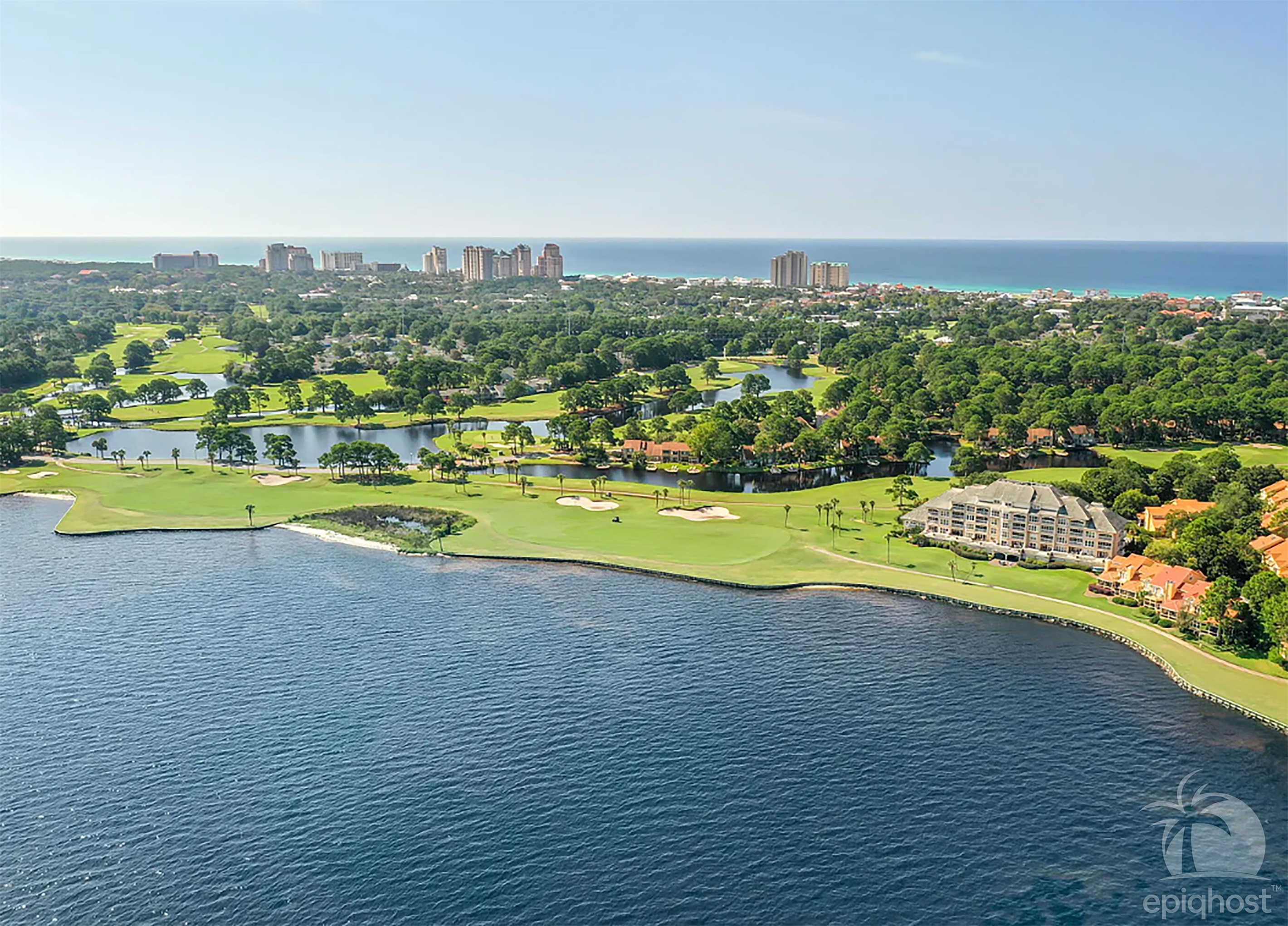 Aerial view of Players Club community