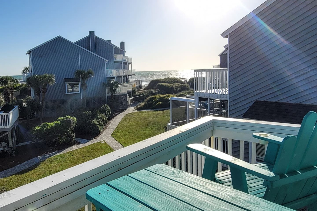 Step out onto the master balcony at any hour &mdash; the Gulf is always right here, and the view never wears out across the whole week.