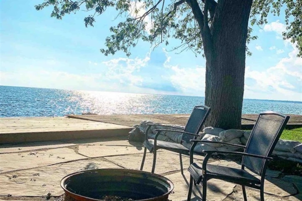 Out Door Seating Area With A View