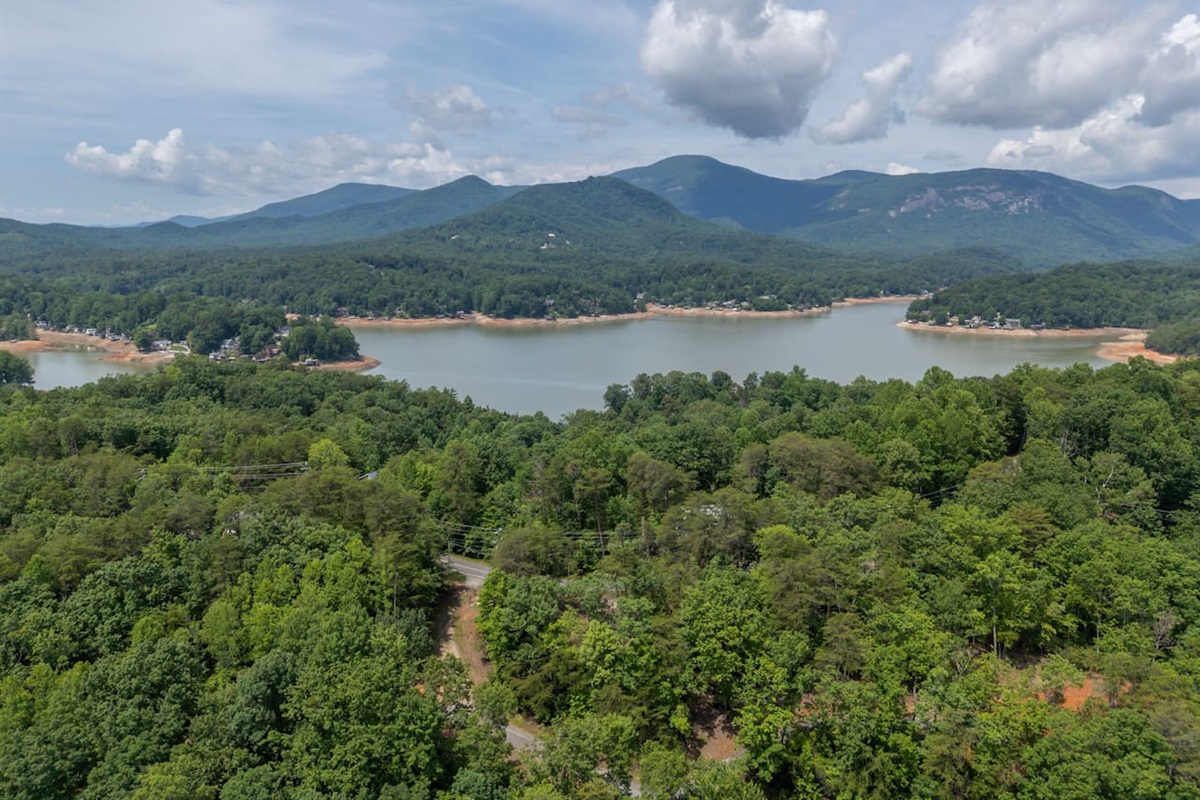 Upper drone view
