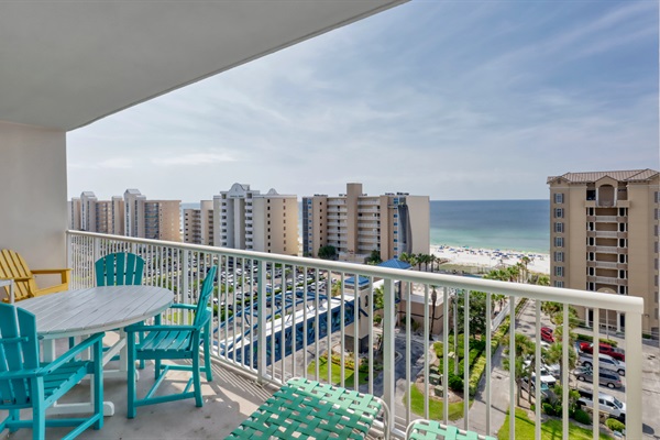 Balcony View of Beach Complex