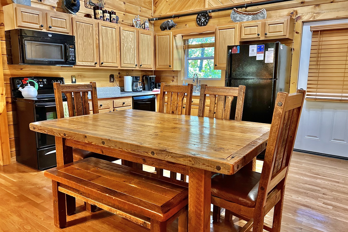 Lovely solid wood kitchen table