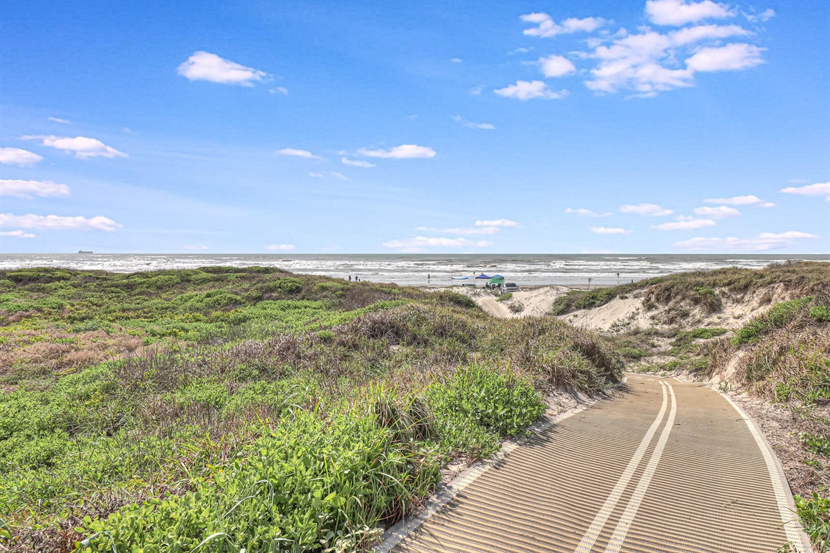 Continued Private Path to Beach