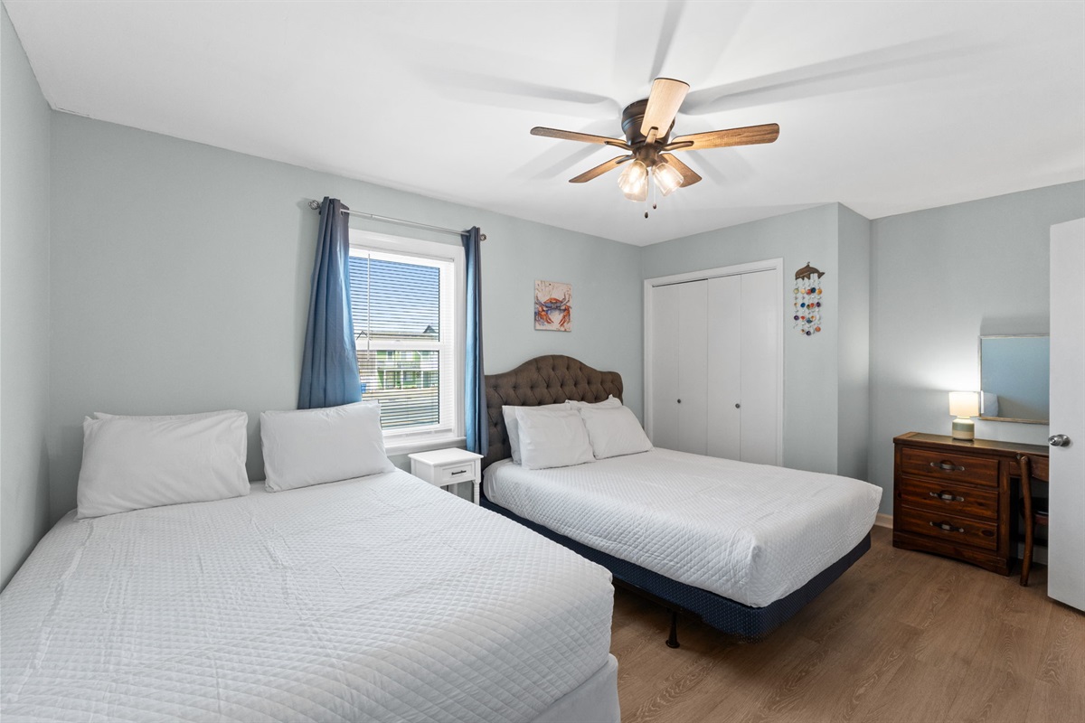 Bedroom 2 with 2 Full Sized Beds