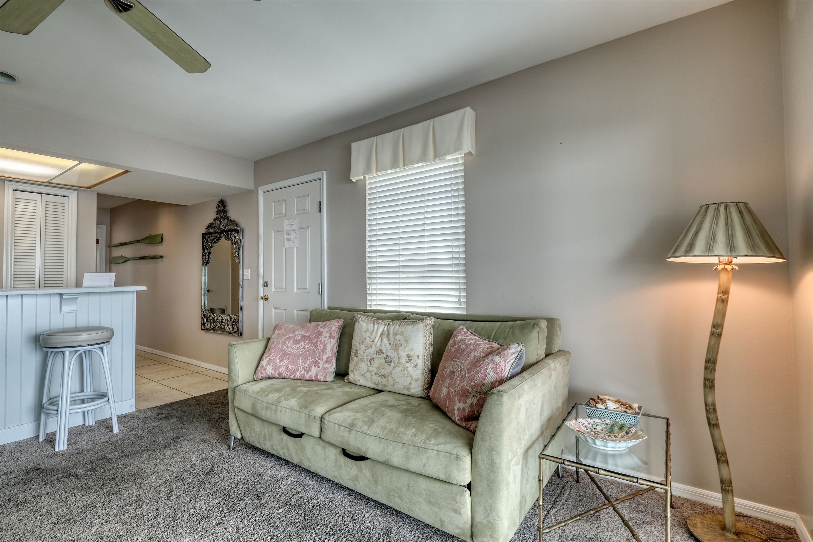 Queen sofa bed in living bed