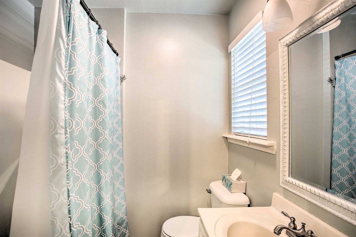 Full master bathroom