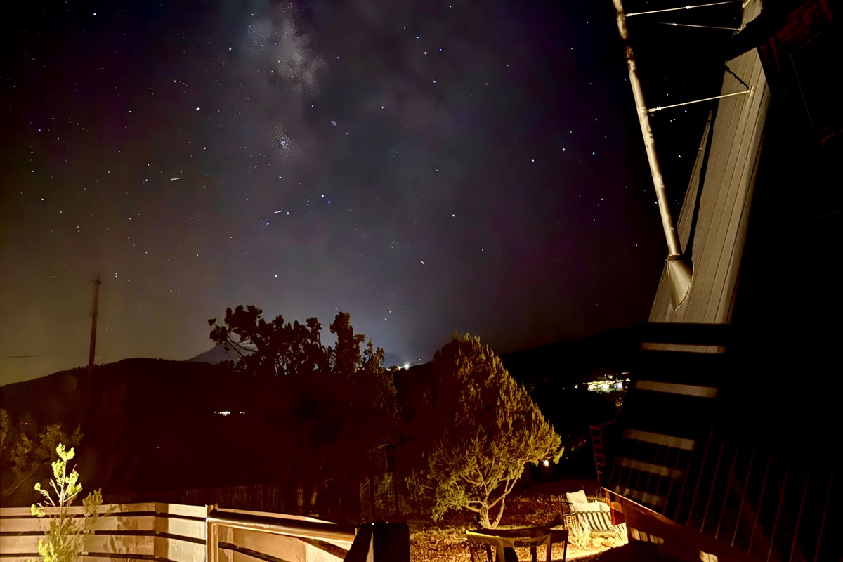 Dark sky right at the doorstep