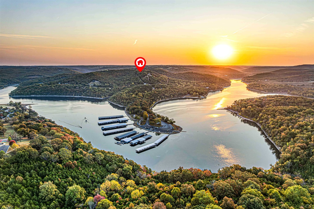 Perfectly located near Table Rock Lake, Cricket Creek Marina (0.8 mi away), trails, and Brandon fun.