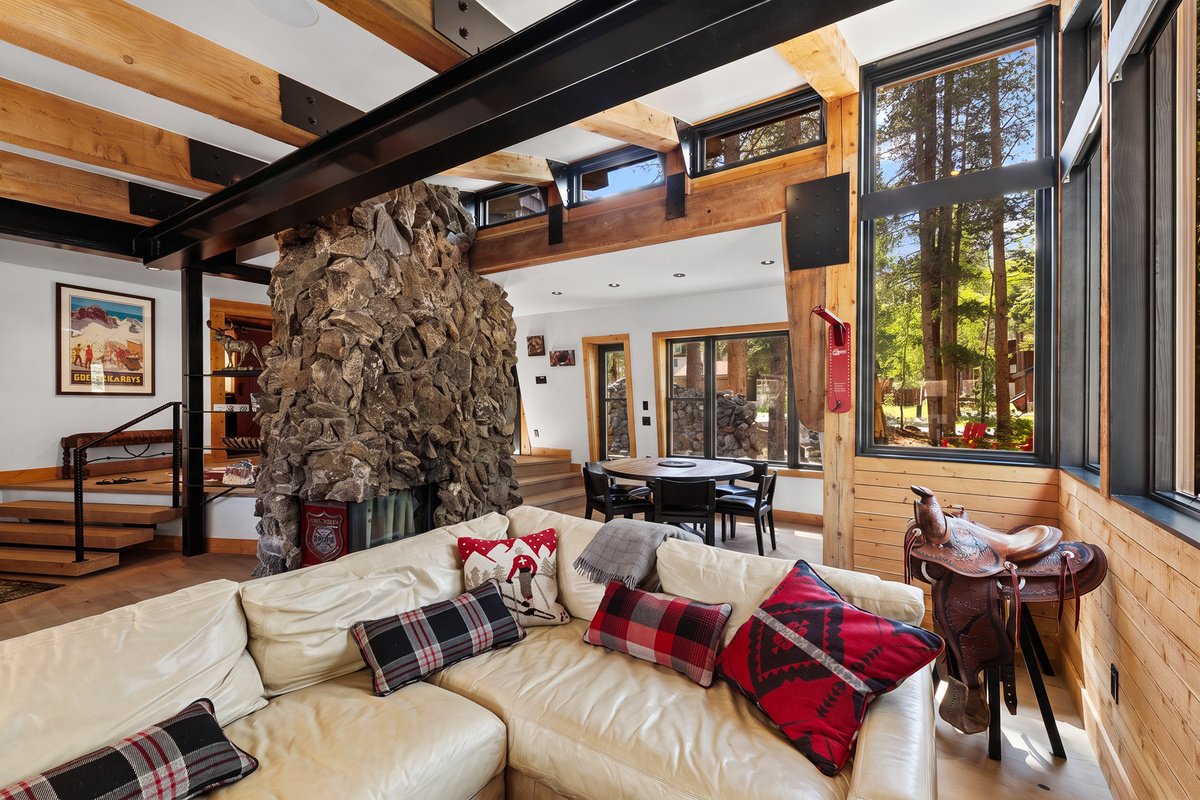 Interior as seen from living room