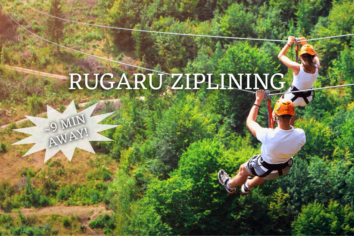 Get your adrenaline pumping with Rugaru Ziplining, where adventure and breathtaking views await you from the treetops.