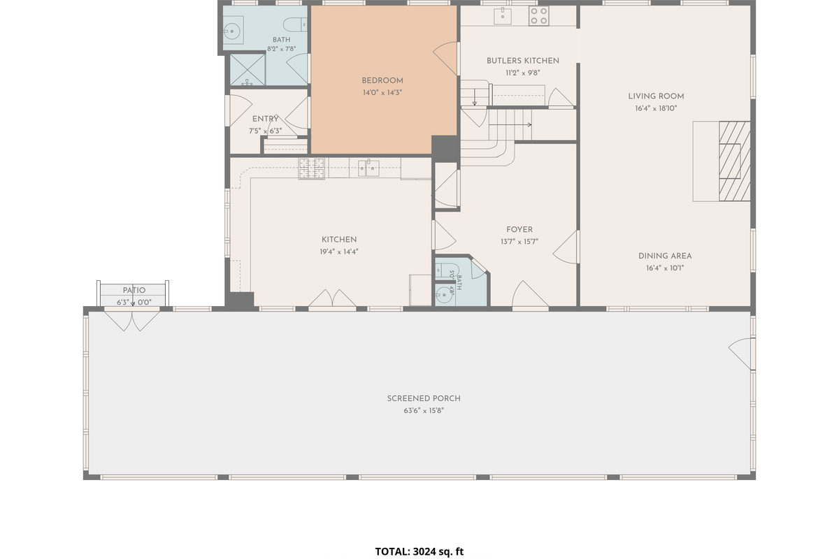 Hatch's Lodge Layout 1st Floor