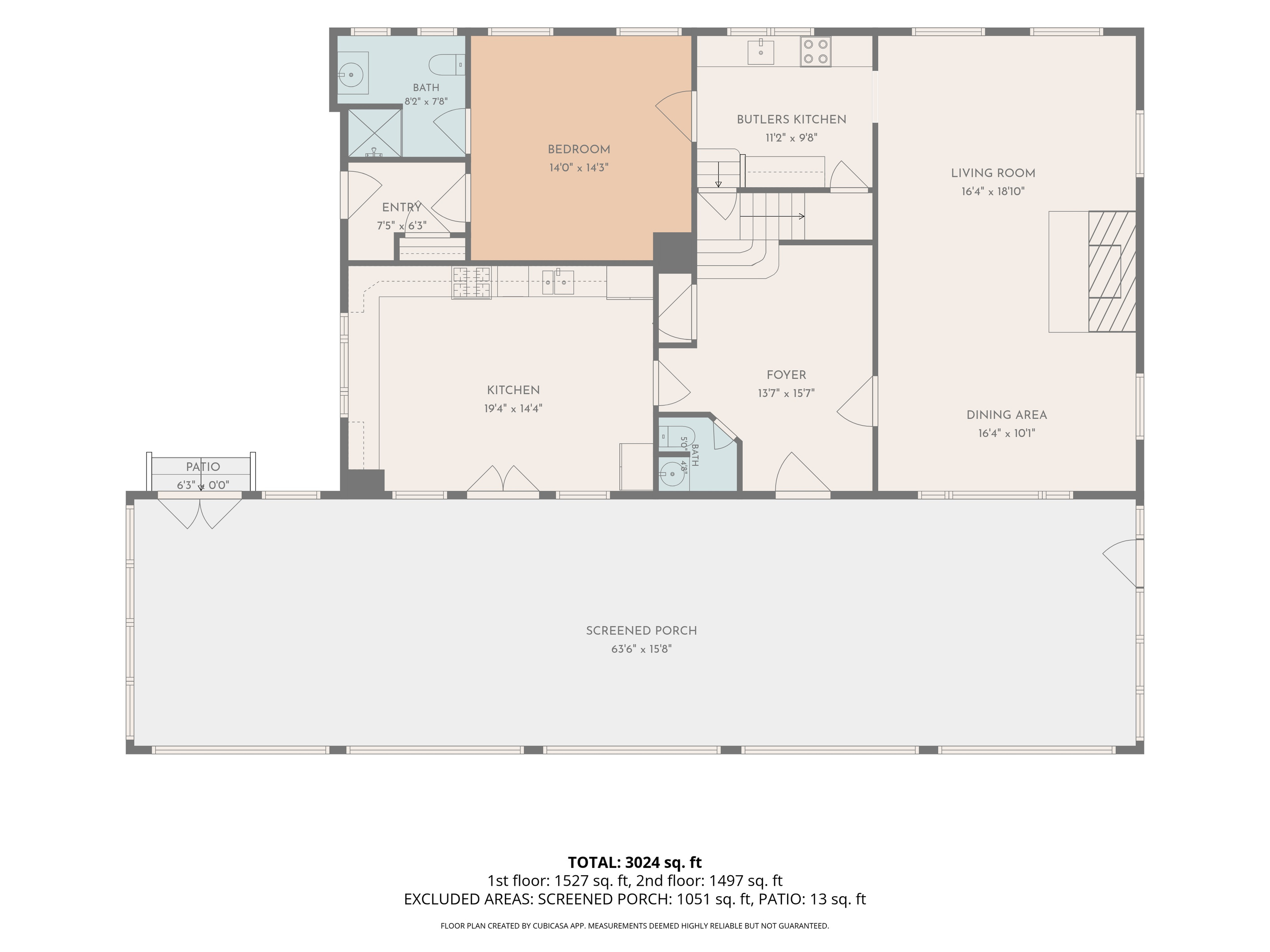 Hatch's Lodge Layout 1st Floor
