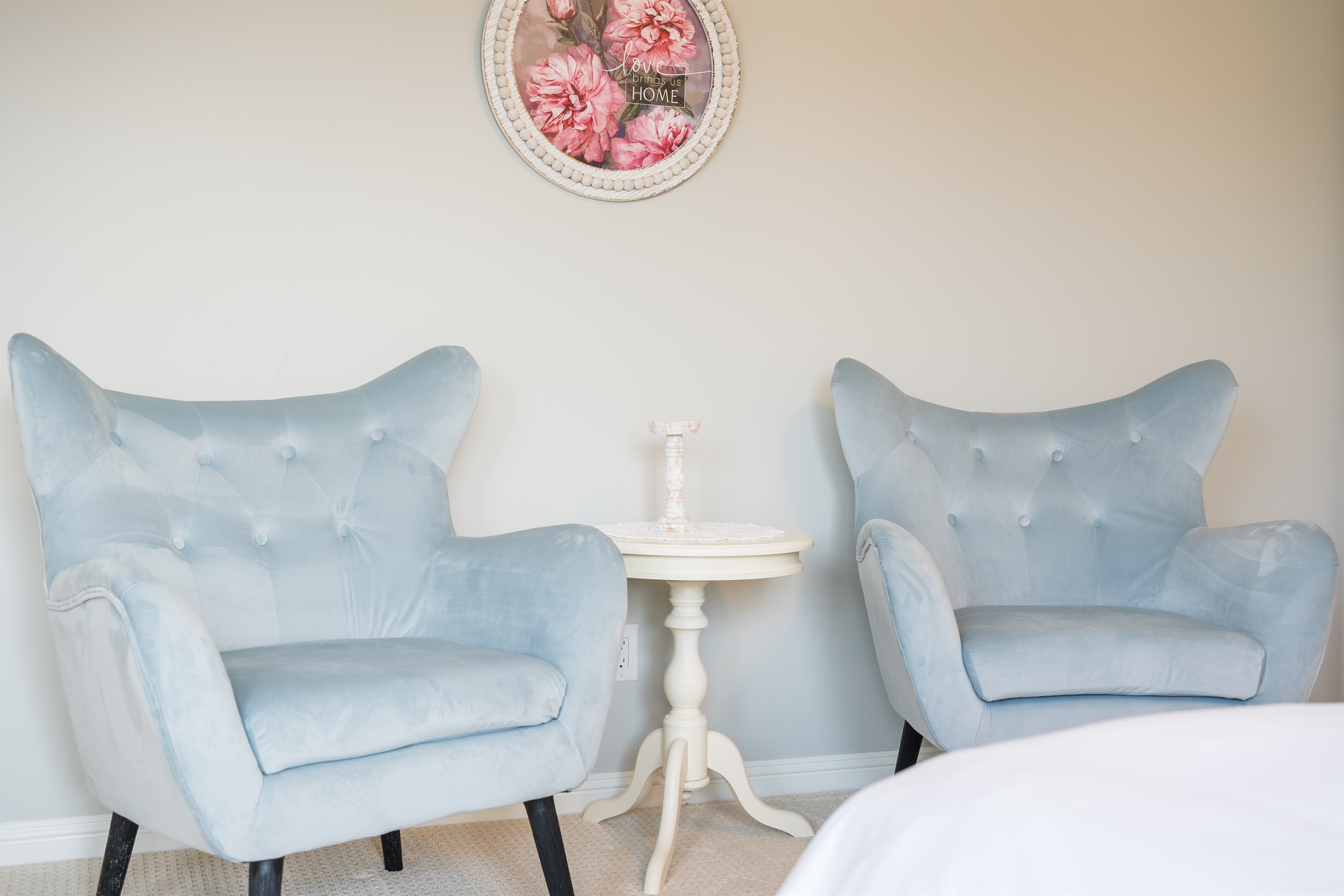 Seating area in the Primary Ensuite bedroom