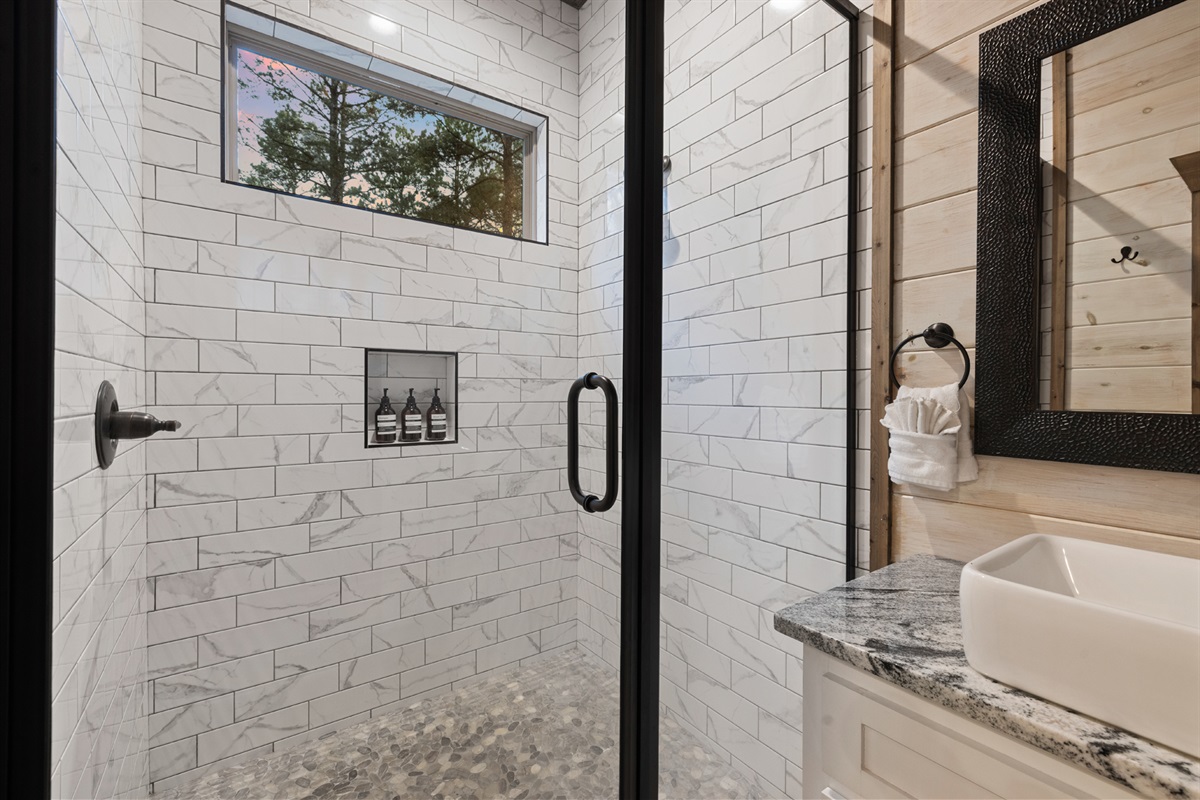 Bath essentials and modern design touches that elevate the everyday experience.