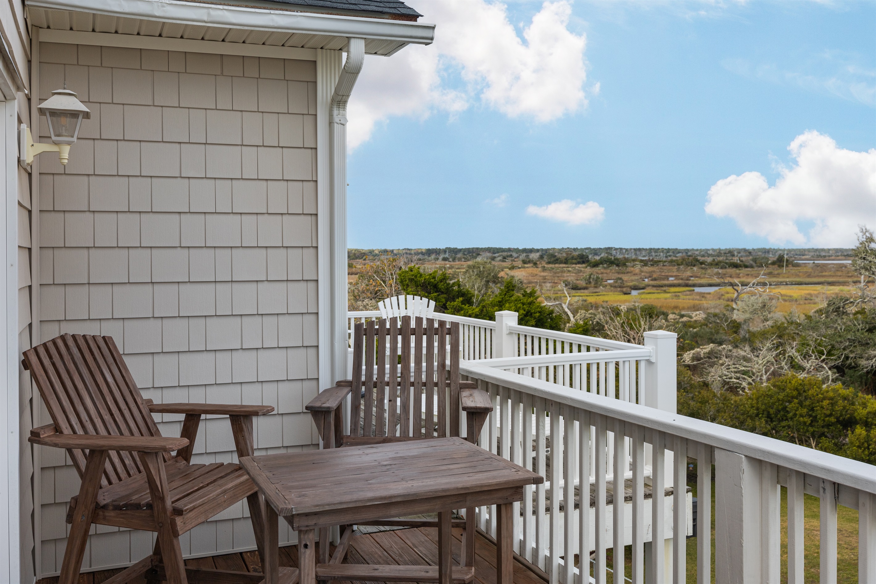 Relax on the open deck, a perfect spot to enjoy sunshine, fresh air, and quiet coastal vibes