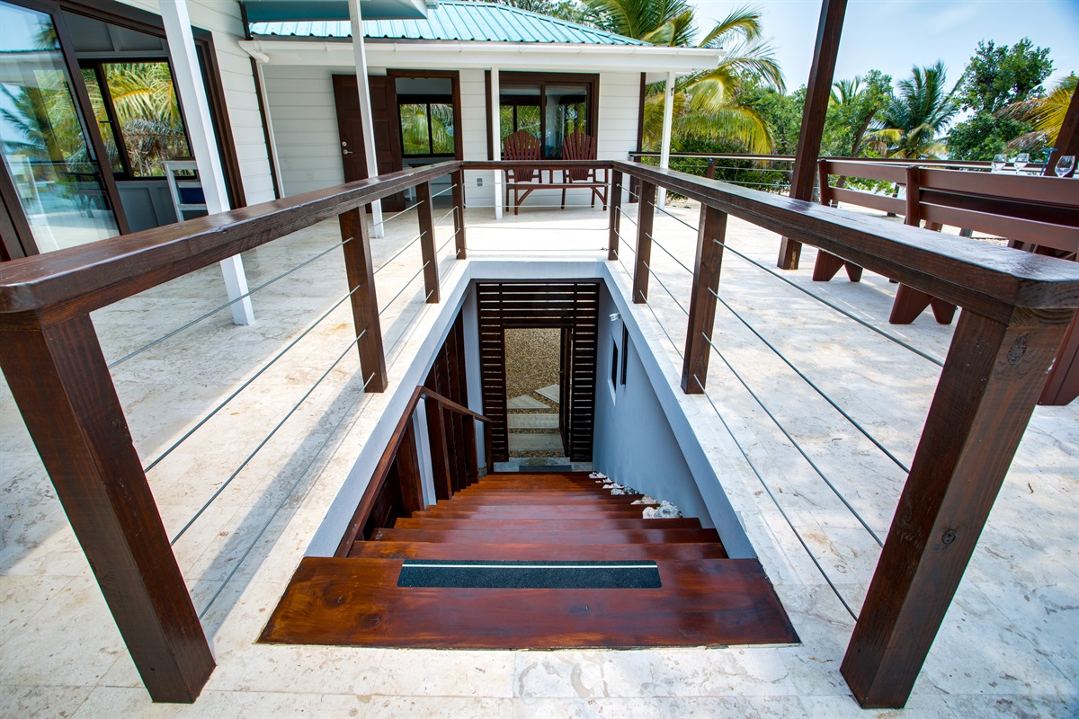 Private Locked entrance