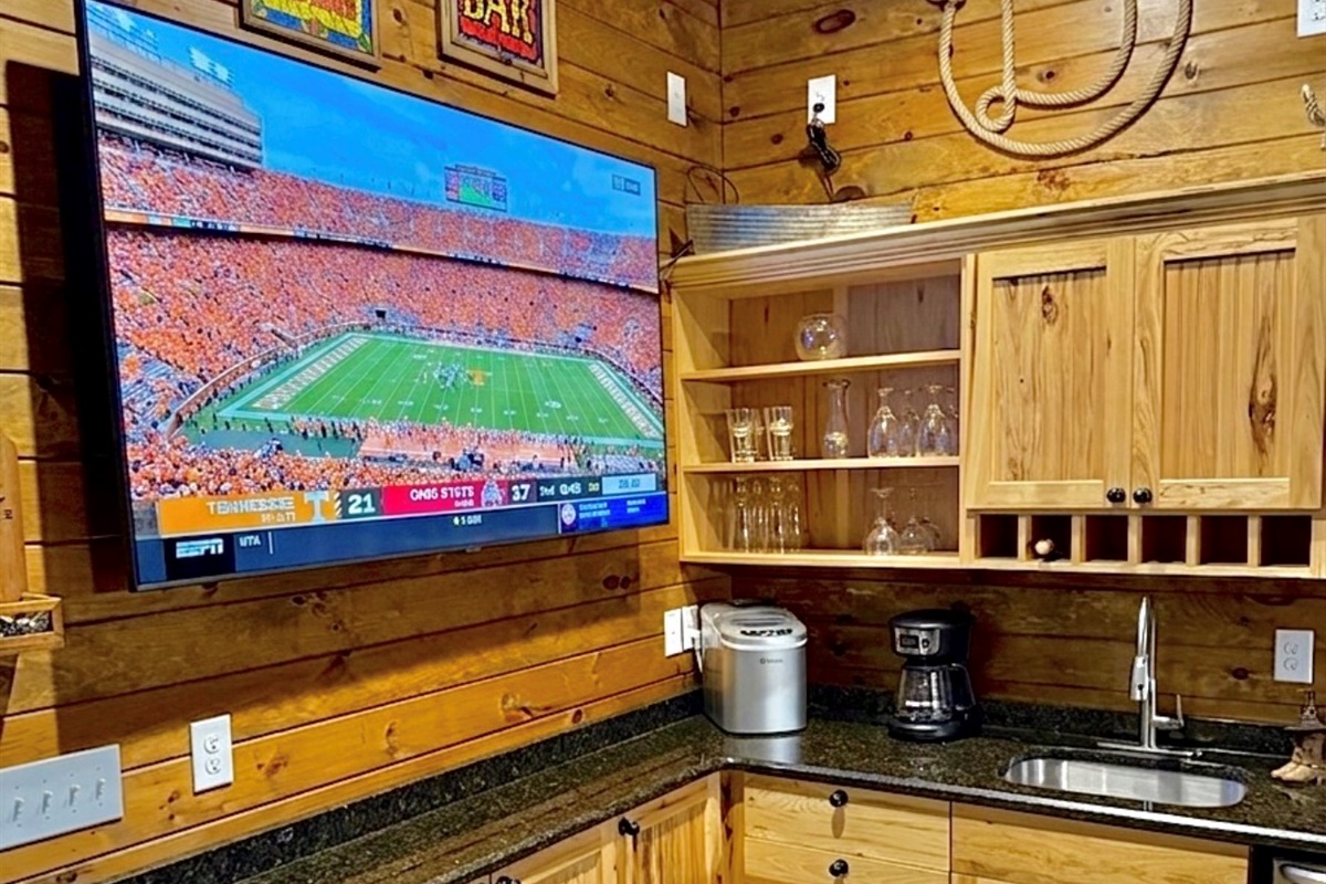 Salon bar area