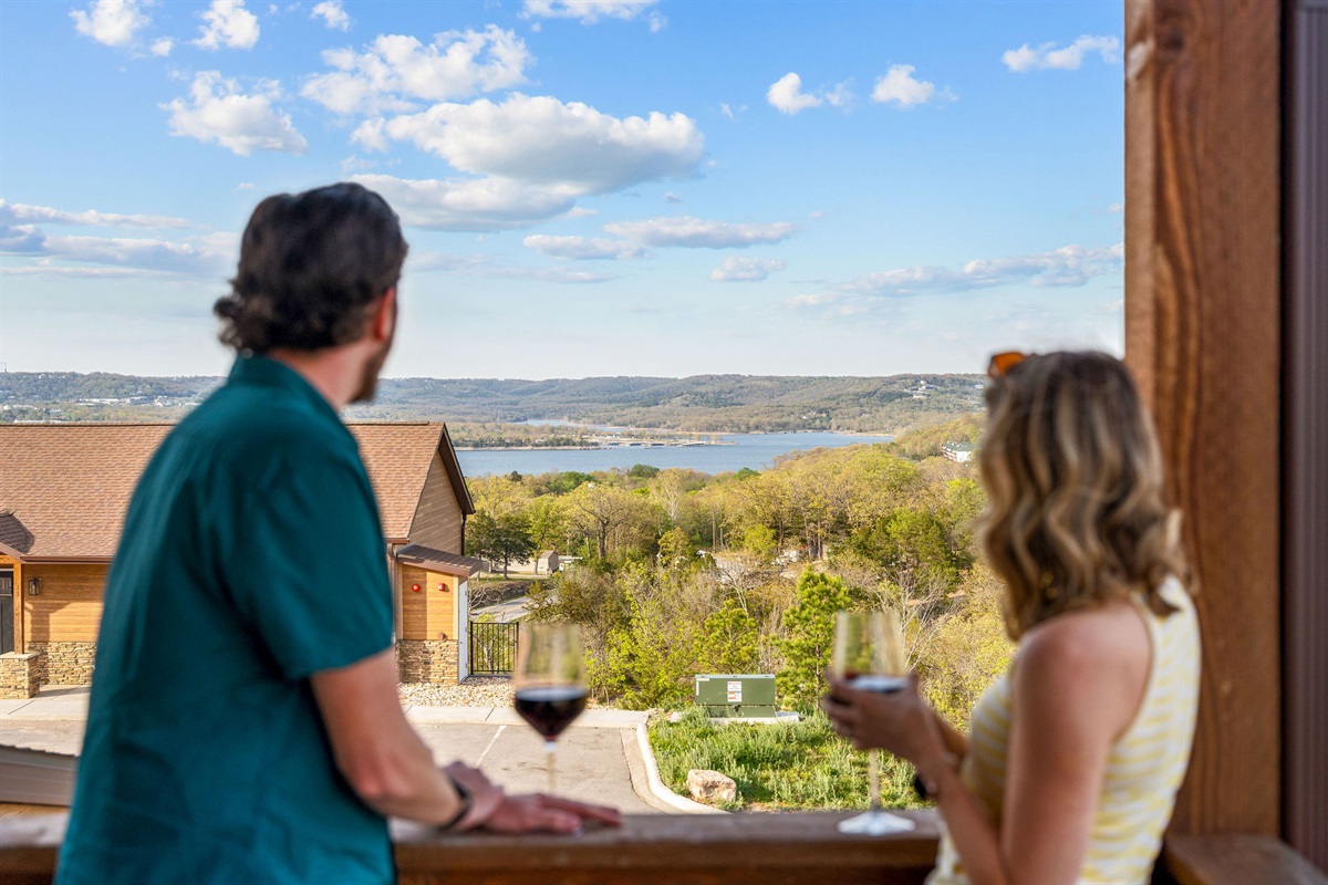 Enjoy beautiful Table Rock Lake views right from the deck.