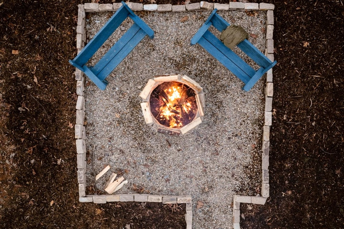 Fire-pit nights under the stars are so fun.