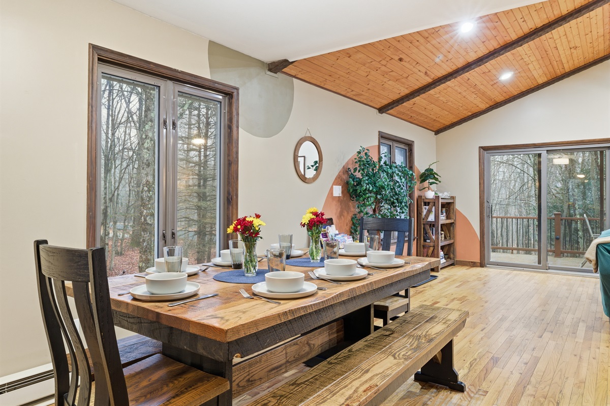 A beautiful space to share meals and make every moment special