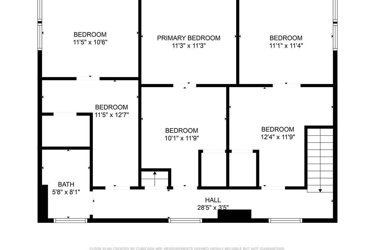 2nd floor layout main house