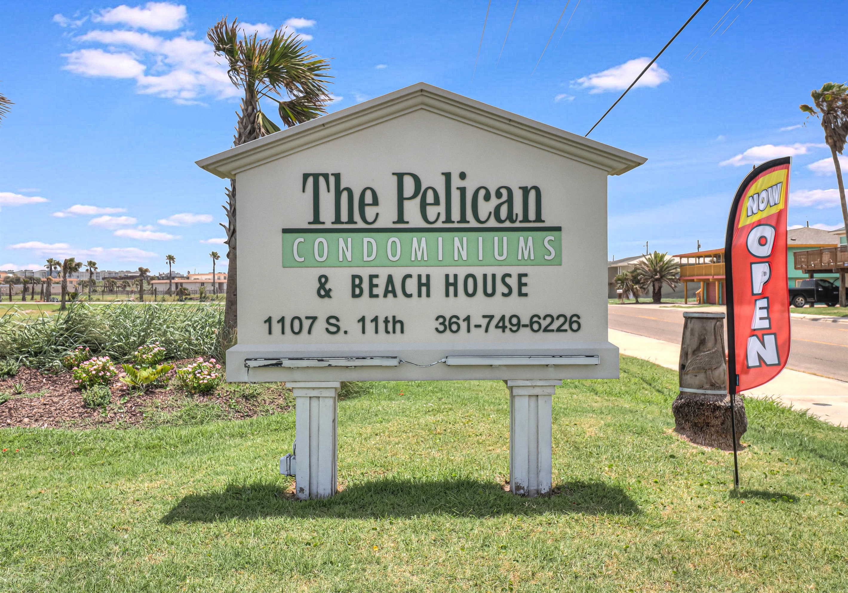 Entrance to The Pelican Condos
