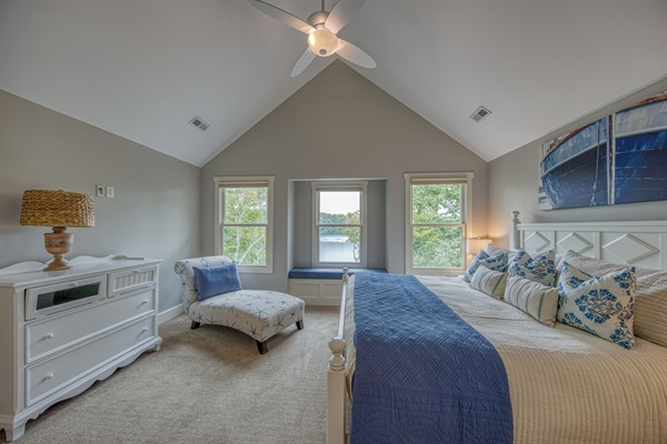 Second Primary Bedroom Upstairs, With Stunning Views