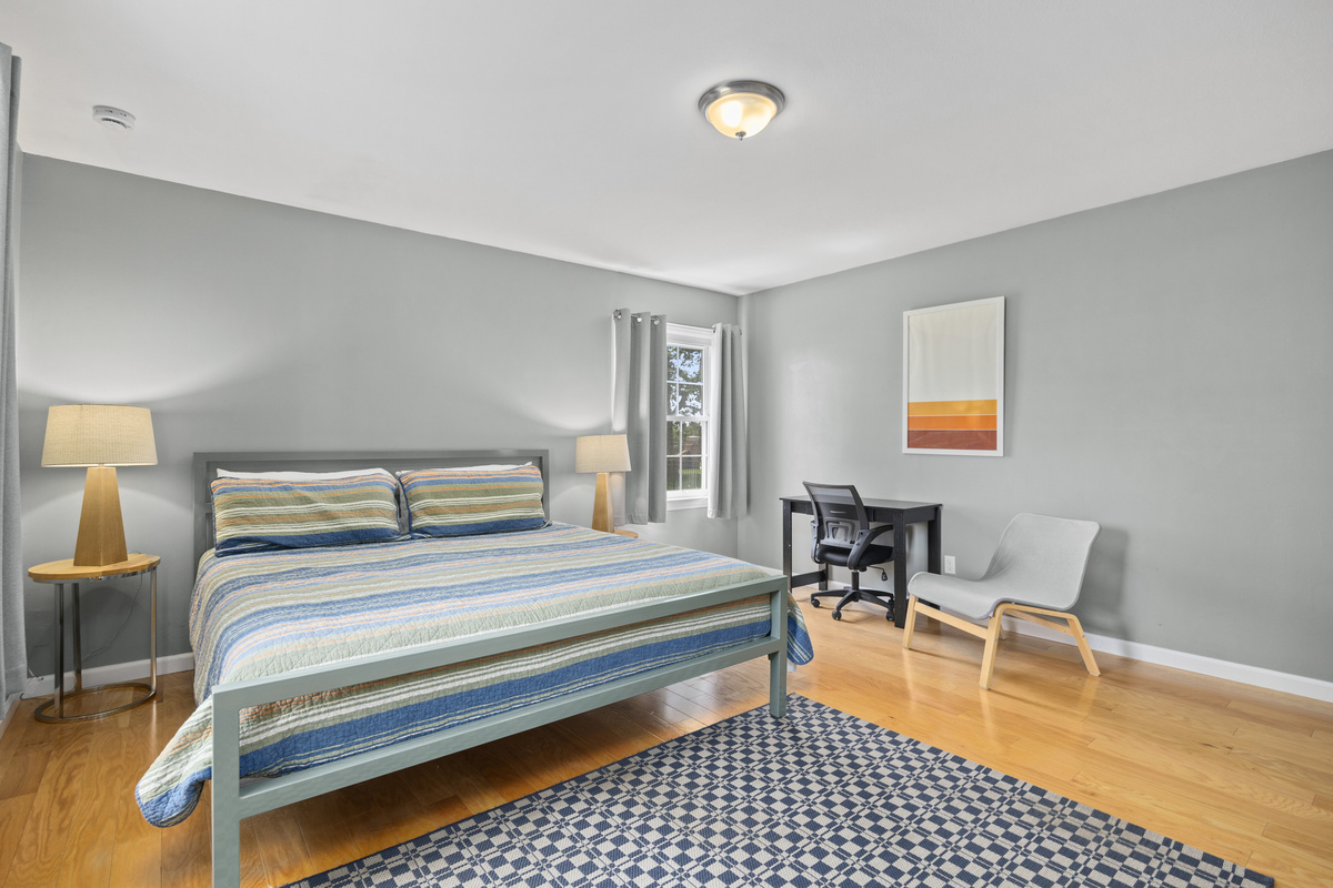 Primary Bedroom King Bed and Private Bath