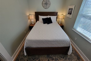 Bedroom #1 of 2, with queen bed  (Linens provided)
