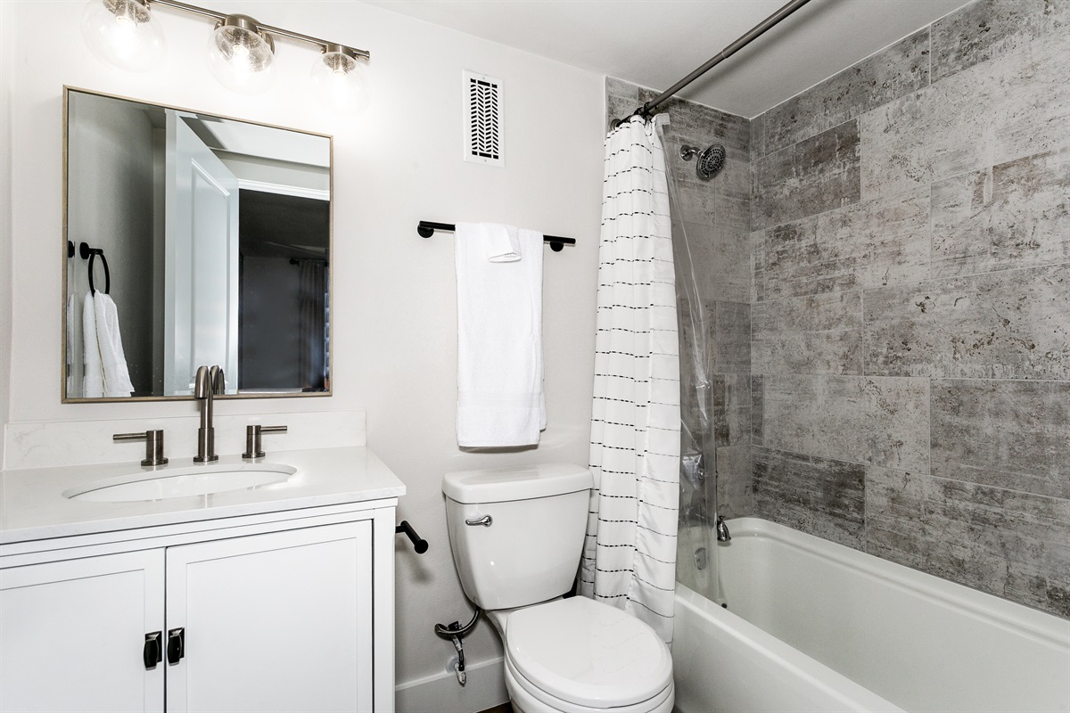 All guests deserve to be squeaky clean after a day at the beach.