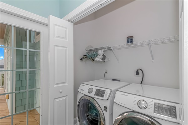 Second Set of Laundry located in Twin Room